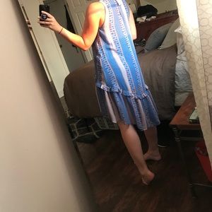 Brandless Hi-Low Chiffon Dress